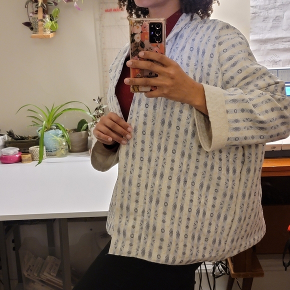 Haori Jacket Handmade Housecoat - Sustainable & Eco-friendly - Picture 7 of 8